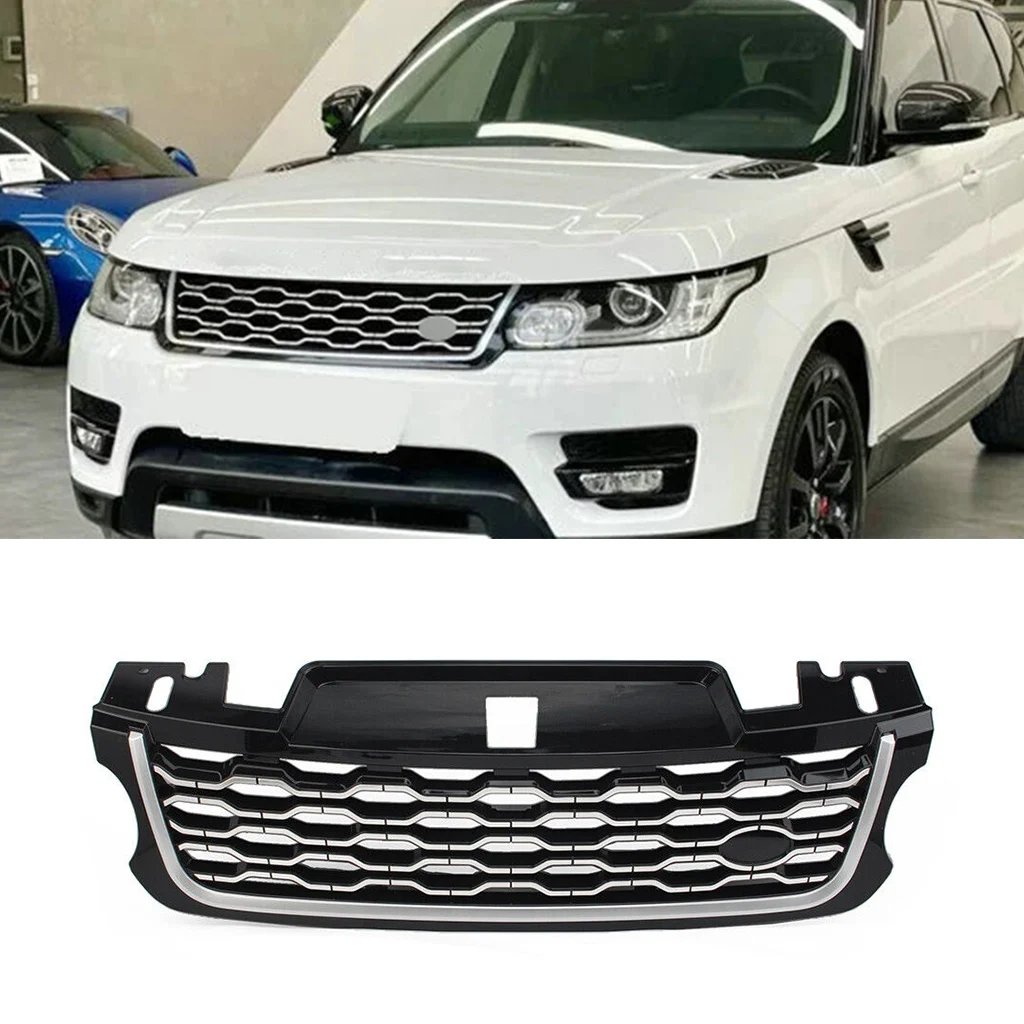 

Car Front Bumper Air Intake Radiator Grille For Land Rover Range Rover Sport 2014 2015 2016 2017 Car Accessories