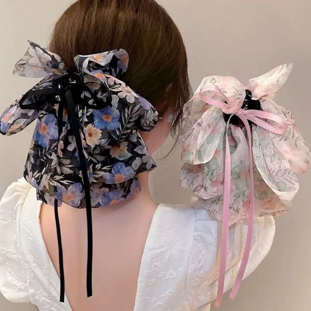 Modische Bunte Kurze Haarspangen mit Schleife, Klassische Weiche Haarklammern mit Schwanz Vintage Metall-Haarschmuck