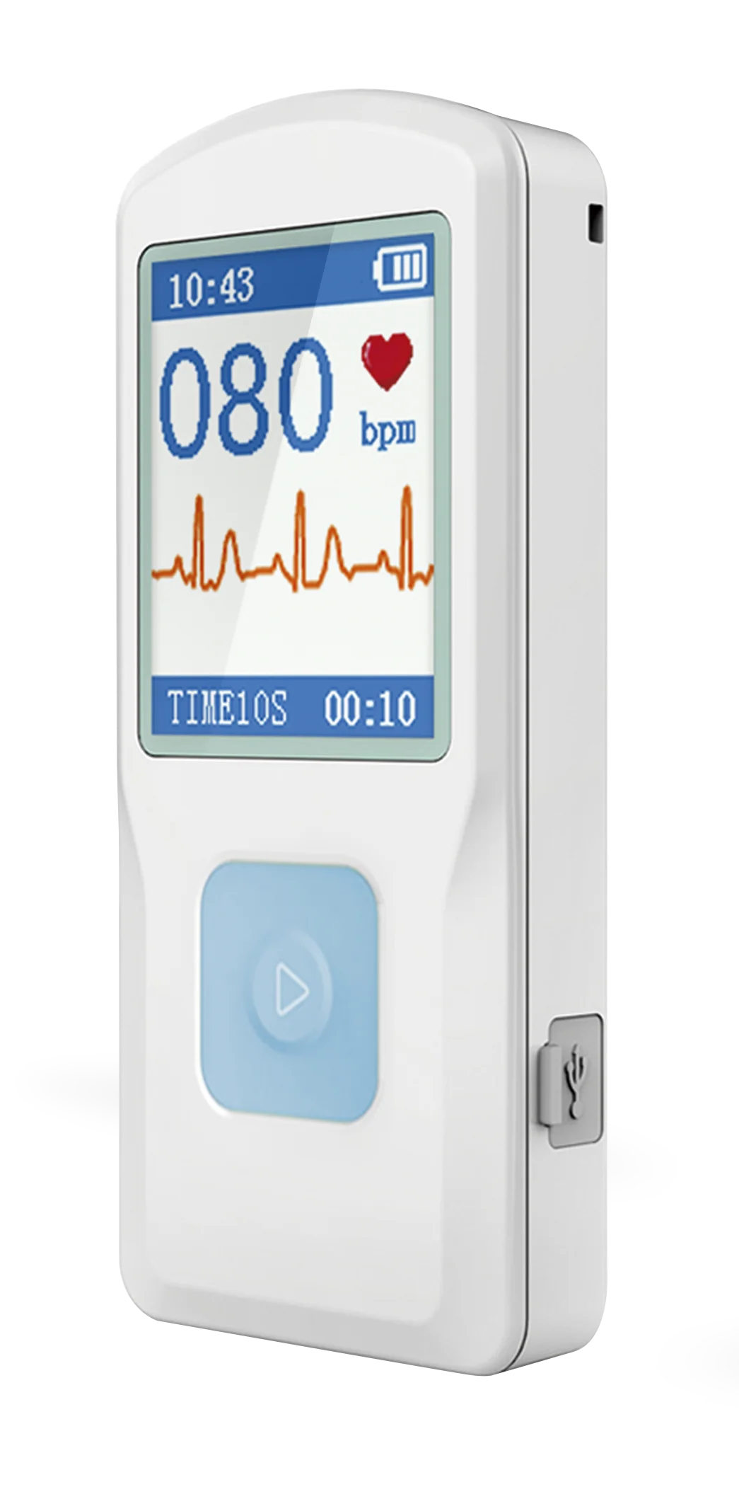 CONTEC PM10 Portable ECG Monitor Heart Rate Recorder machine, Bluetooth+USB