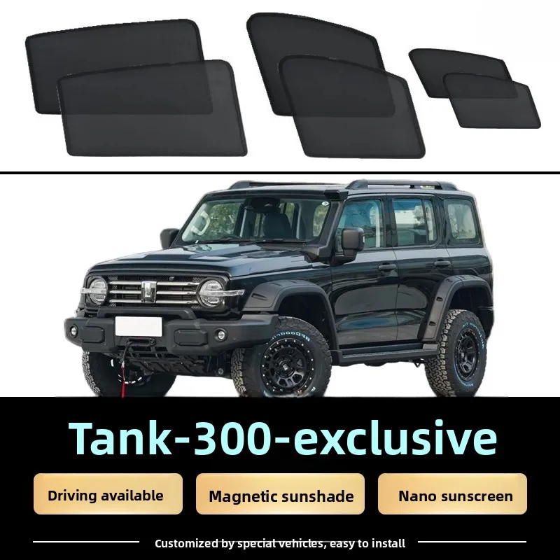 

Tank 300 Special Sunshade Magnetic Mesh Privacy Curtain Car Window Curtain