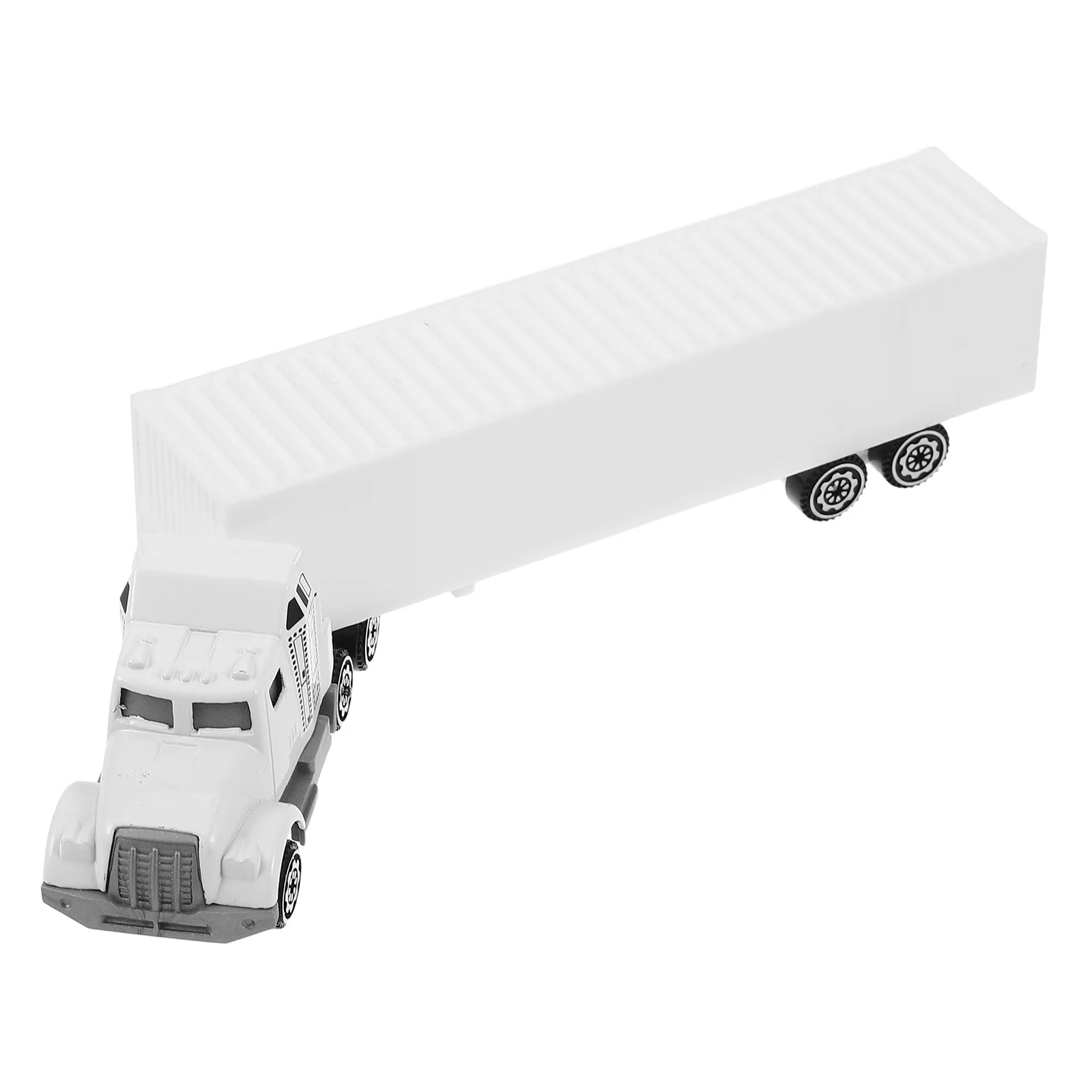 

19.5cm Diecast Semi Truck Portable Play Size Vibrant Design for Boys Creative Roleplay and Coordination Scale Truck