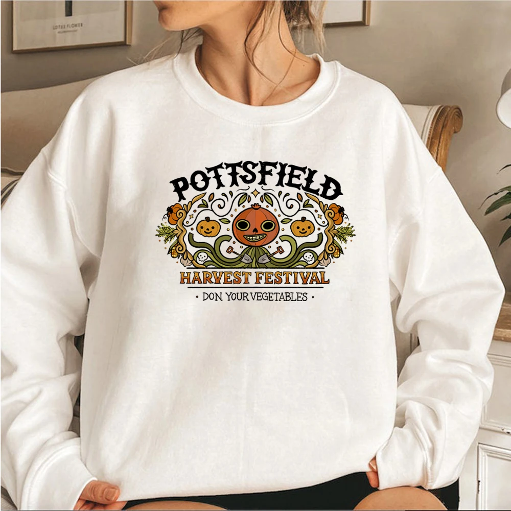 Vintage Pottsfield Harvest Festival Sweatshirt Over The Garden Wall Hoodie Pumpkin Halloween Fall Sweatshirt Retro Halloween Top