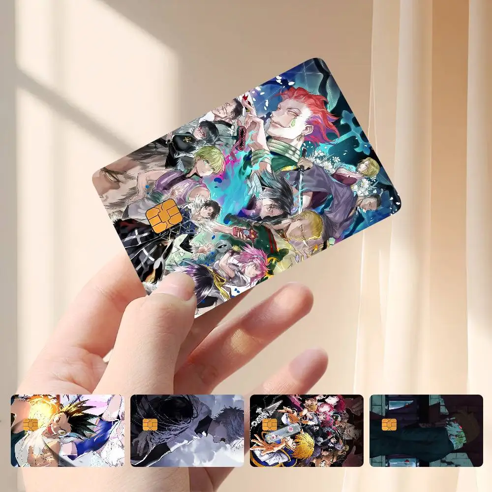 H-Hunter X Hunter Card Stickers Credit Card Protector Stickers Resist Scratches And Abrasions