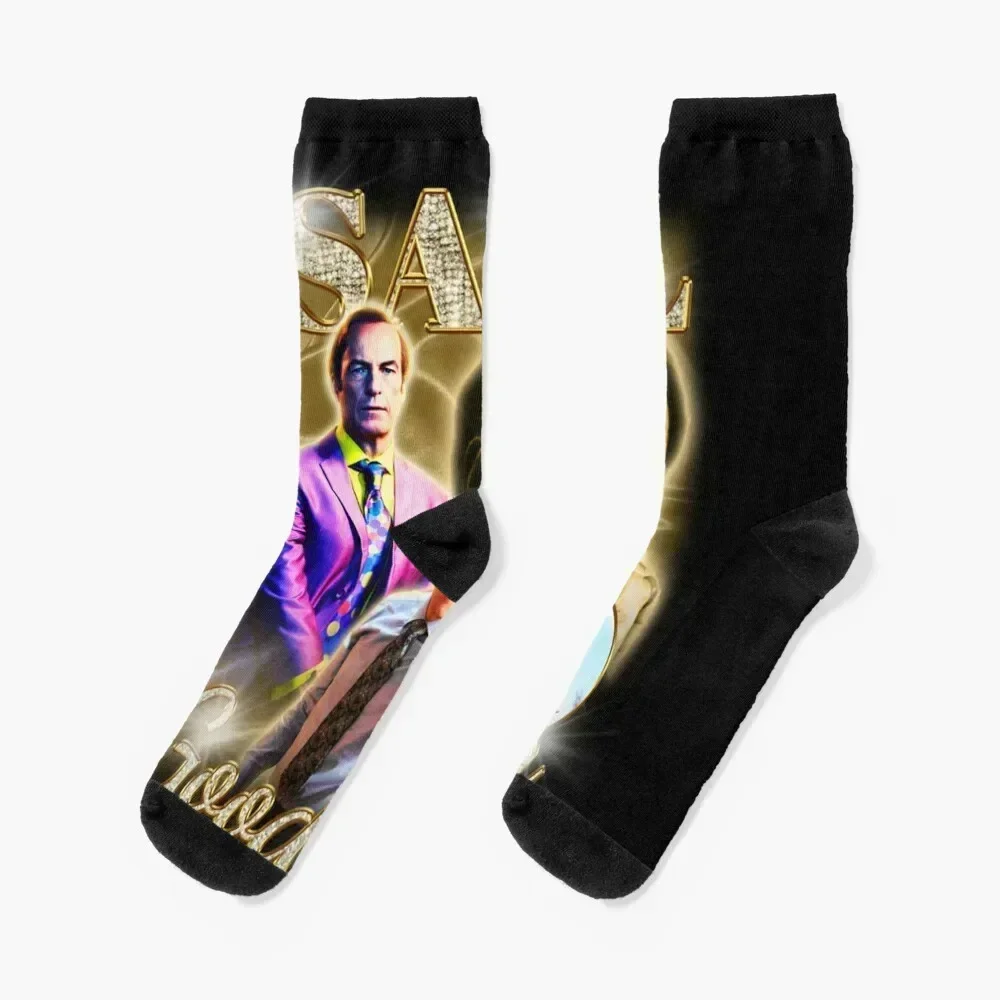 

Saul Goodman Vintage Better Call Saul Old School Jimmy McGill Breaking Bad Socks Stockings man christmass gift Socks Men Women's