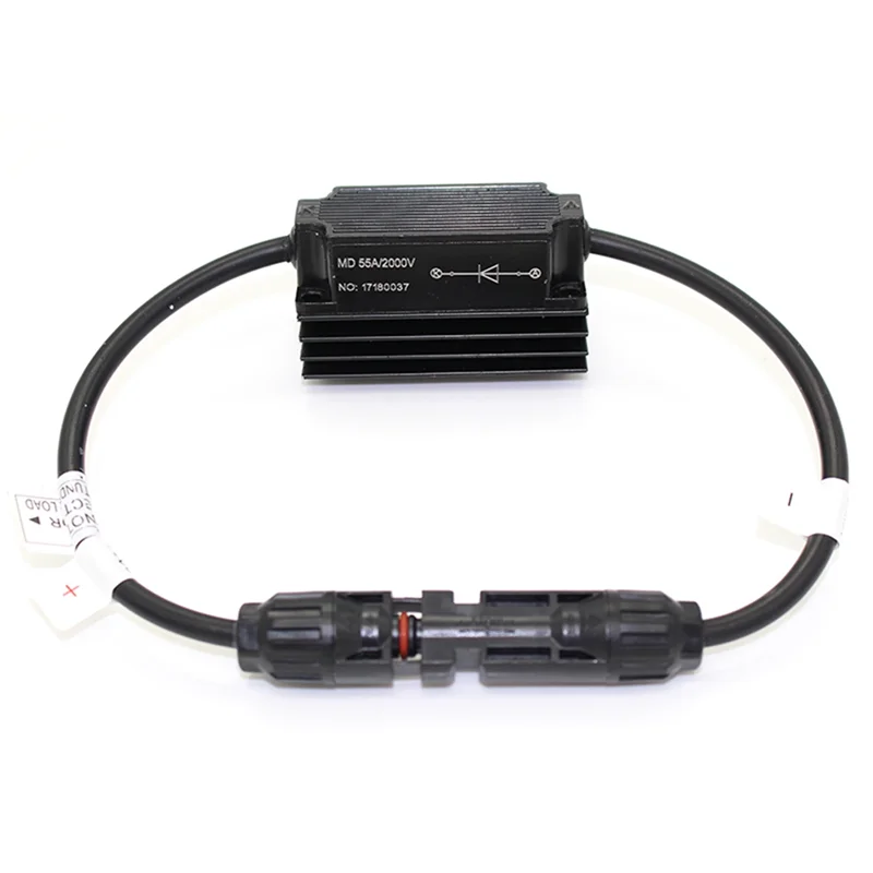 AB53 1 stks Outdoor Waterdichte 55Amp DC 2000 V Solar Connector Stijl Zonnepaneel In-Line Diode Connector IP67 voor Combiner Box