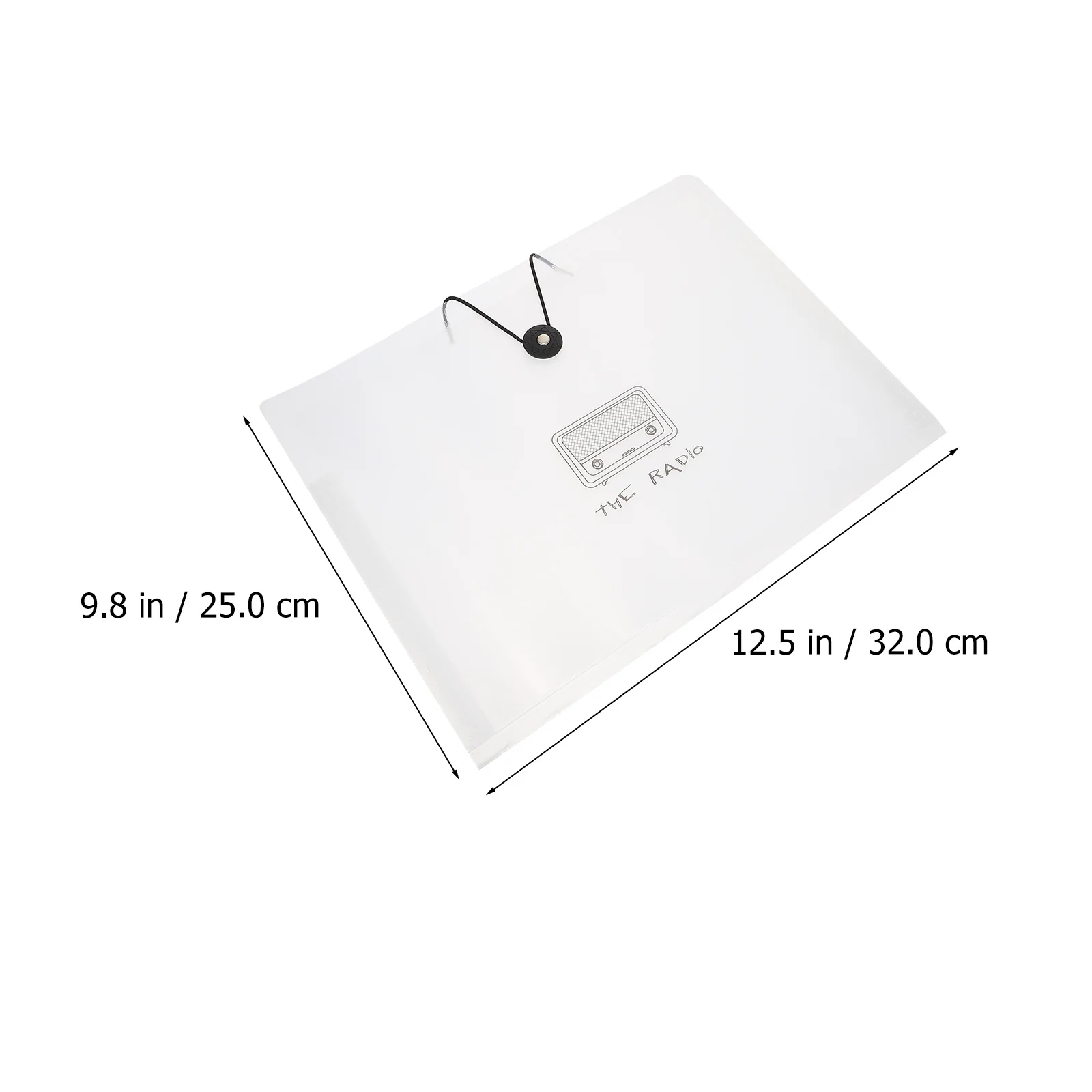 

1pcs Accordion Folder Plastic Document Organizer For Office , Portable File Storage Bag, File Organizer