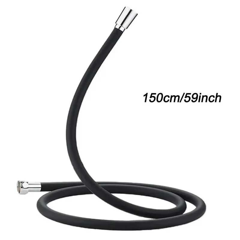 جديد 1.5/2/3 متر سيليكون خرطوم دش مرن مكافحة لف تمديد ارتفاع ضغط الأنابيب دش أنبوب الحمام Faucete اكسسوارات