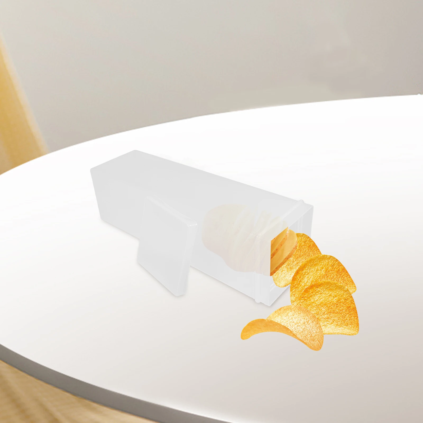 

2 pcs Plastic Food Box Airtight Transparent Kitchen Organizer For Cookies Crackers Spaghetti Pasta Cookie Jar