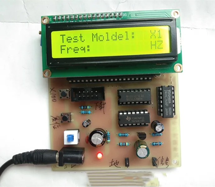 Microcontroller Based Equal Precision Frequency Meter Design Eroded PCB Board Fabrication