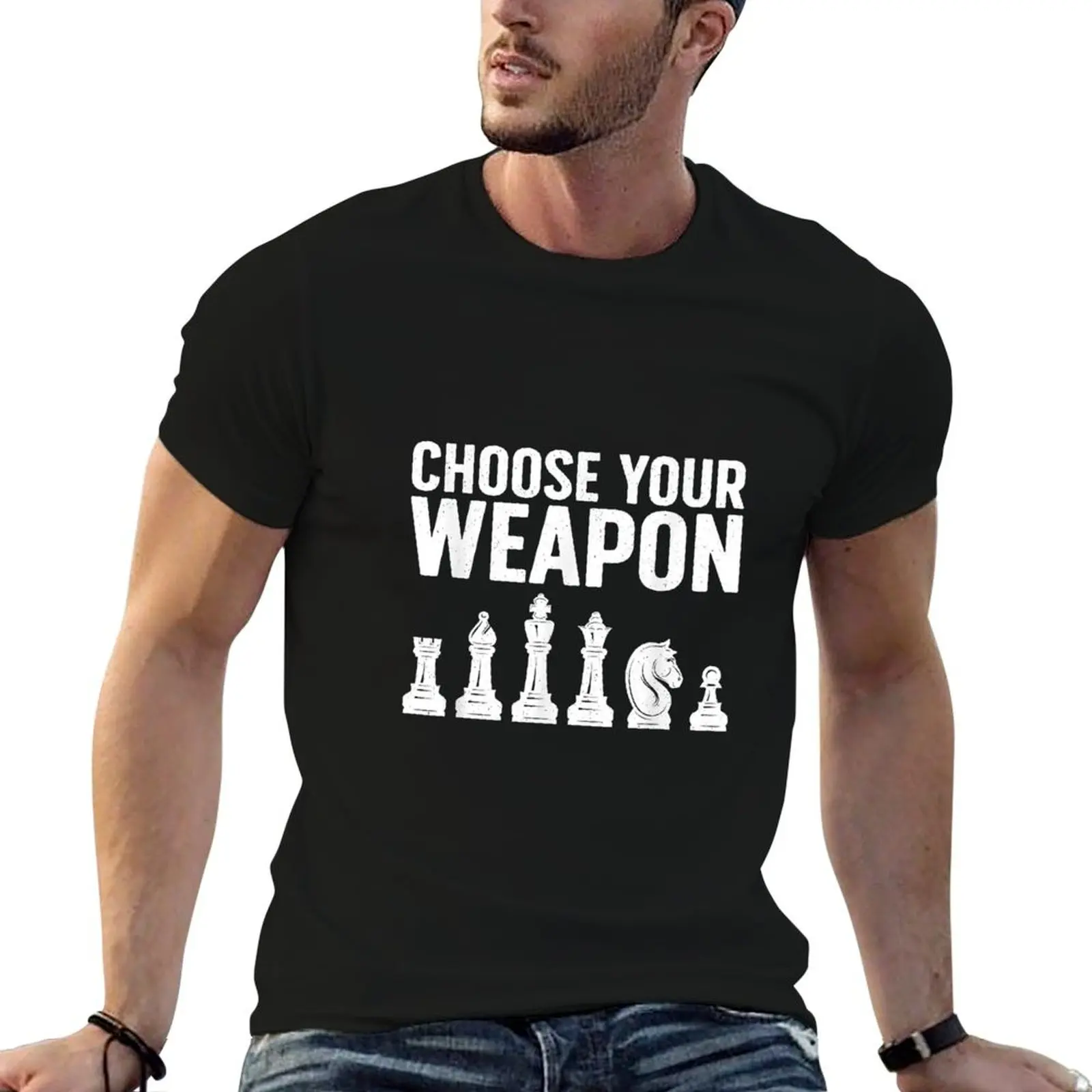 Chess Lover Art For Men Boys Kids Board Game Chess Player T-Shirt heavyweights kawaii clothes heavy weight t shirts for men