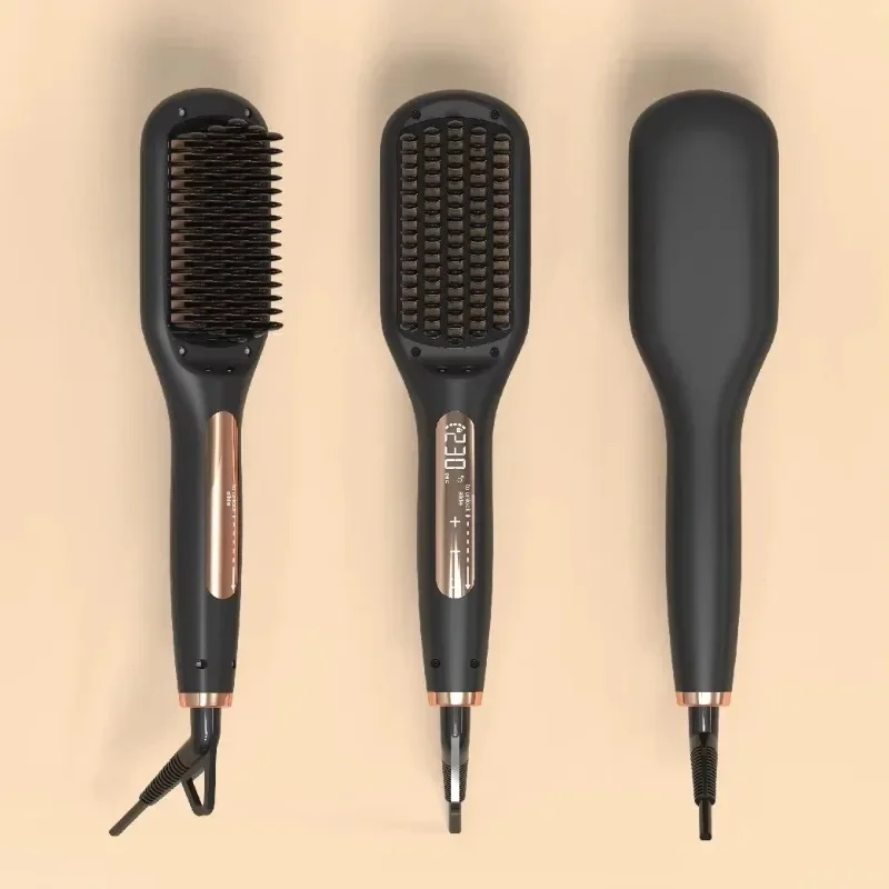 High Quality Factory Sales Screen Comb Negative Hair Straightener Hot Ion Brush