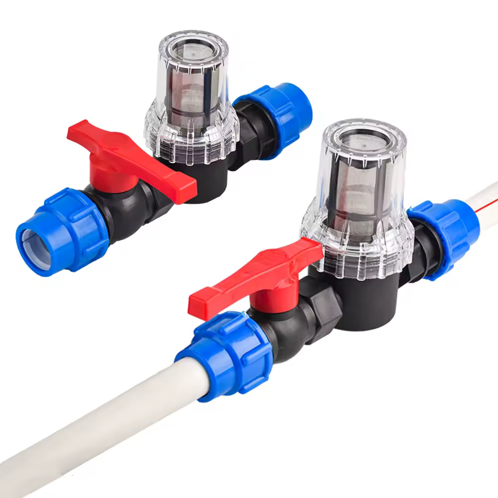 25/32 מ "מ פה pvc צינור מים מחבר מהיר מסנן גינה מערכת סינון