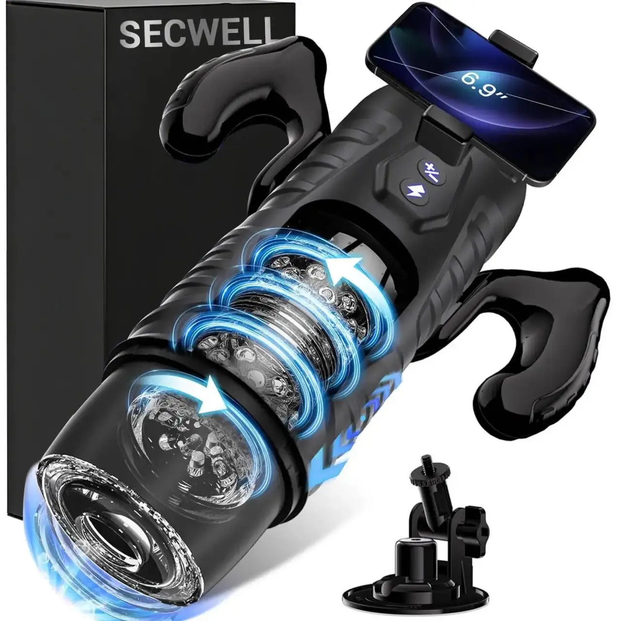 Automatic Telescopic Male Masturbator APP Control 7 Thrusting Rotating Mode Blowjob Piston Penis Pump Pocket Pussy Adult Sex Toy