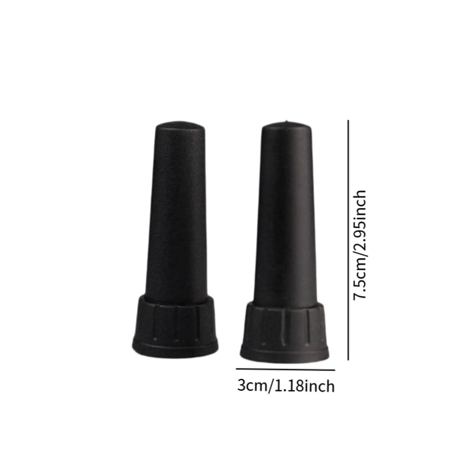 Universal Rubber Umbrella Tip End Caps Easy Install Scratch Preventer for Camping Umbrella