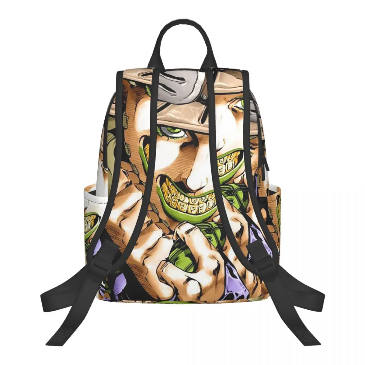 Jojo Bizarre Adventure Anime Student Backpack School Bag Hiking Travel Daypack for Men Women Bookbag Shoulder Bags