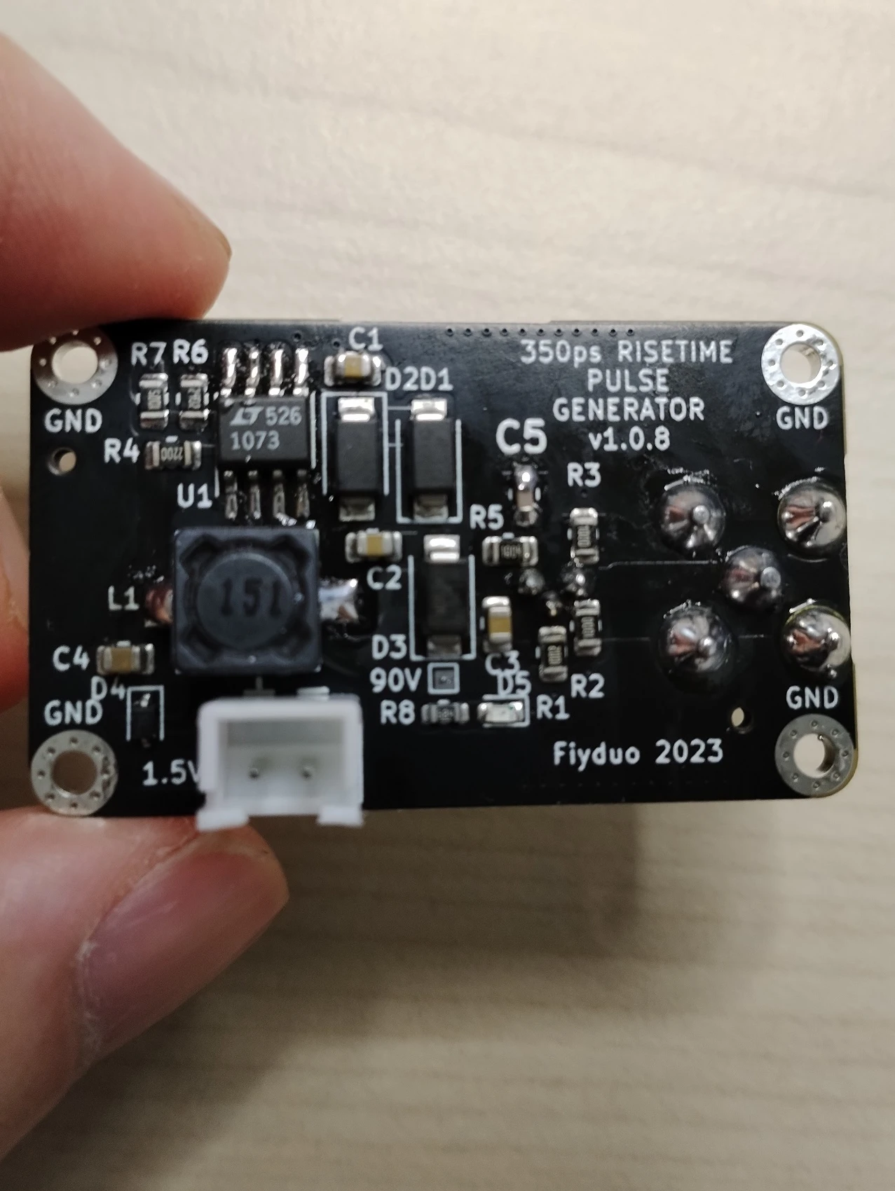 Fast Edge Pulse Generator 350 Picosecond Rising Edge Measurement Oscilloscope Bandwidth TDR Measurement