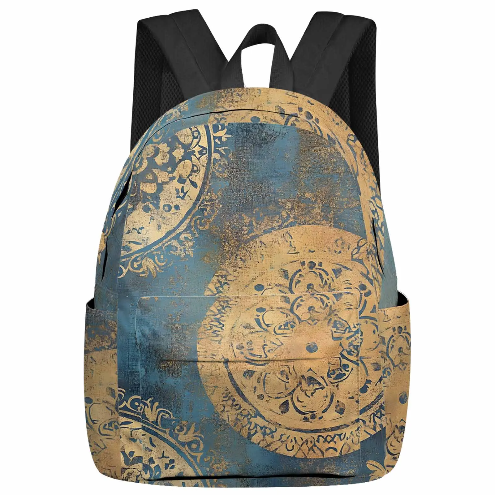 

Abstract Flower Texture Backpack School Bags for Teenagers Students Laptop Bag Women's Casual Travel Backpack