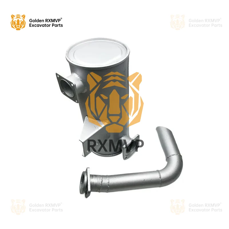 For Sunward 50/65/70/90 Muffler, Muffler, Chimney Connection Pipe, Tail Pipe, Chimney Excavator Accessories