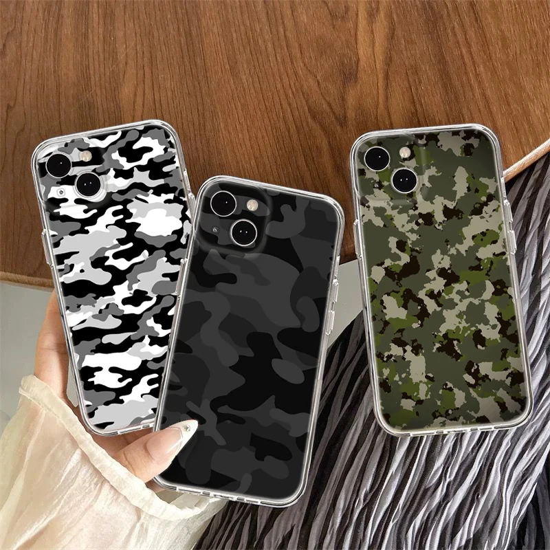 Army camouflage pattern Soft Case for Moto G4 Plus G41 G5 Plus G50 G51 G5S G6 Play G60 G7 Power G71 G5 G9