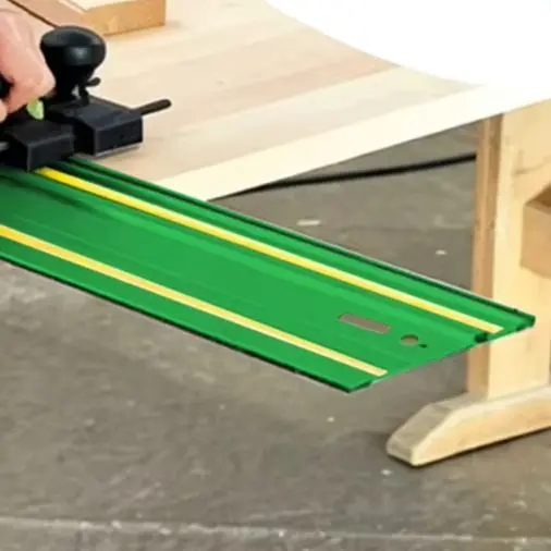 Router Rail Adapter Track Saw Guide Rail Aluminum Extruded Precision Cutting Straight Edge Guide Professional Grade