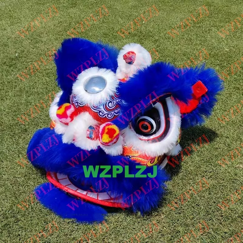 B​link Lion Dance Costume 10-15 Age Child Student Play Game Party Halloween Sport Christmas Parade Folk Event Stage Mascot China