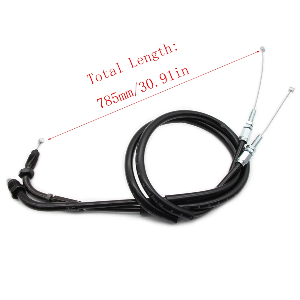 Motorcycle Throttle Cable For Honda CBR250 MC19 1988-1989 CBR250 MC22 1990 1991 1992 1993 1994 17910-KAZ-000 17920-KAZ-000