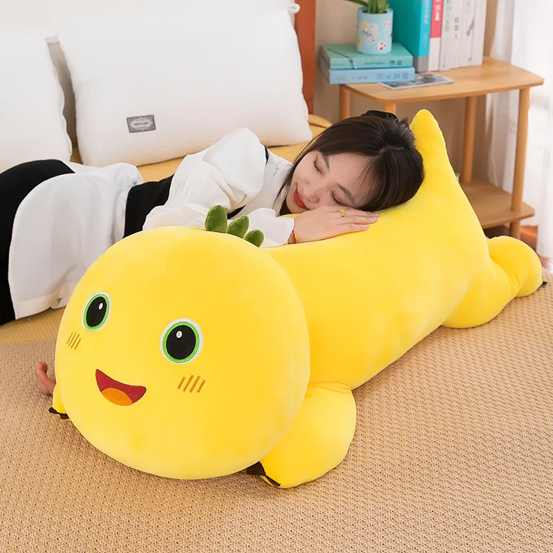 Cute Plush Nai Long Lying Doll Stuffed Animal Sofa Bedside Decor Pillow for Kids Birthday Gift Girls Holiday Present Home Car
