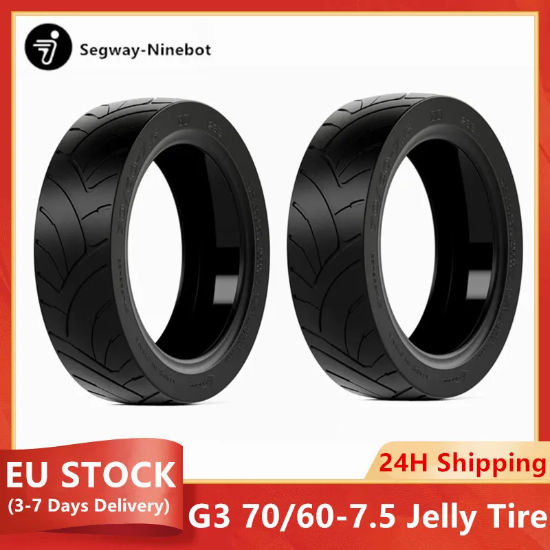 Image of EU-LAGER Original 70/60-7.5 Jelly Vakuumreifen für Ninebot By Segway MAX G3, G3 E, G3 D Elektroroller 11-Zoll Vakuum-Außenreifen Kickscooter Zubehör