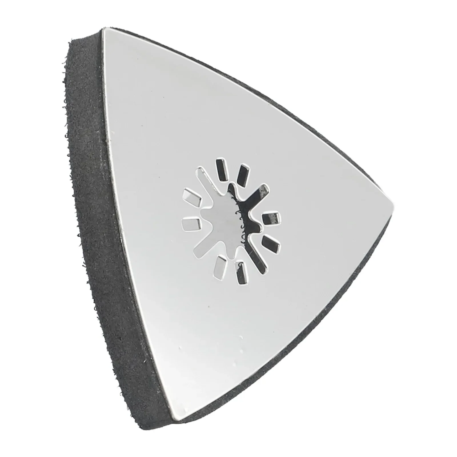 Sanding Pad Sanding Pad with Perforated Design Triangular Shape for Precision Sanding 80mm Size with Metal Backing