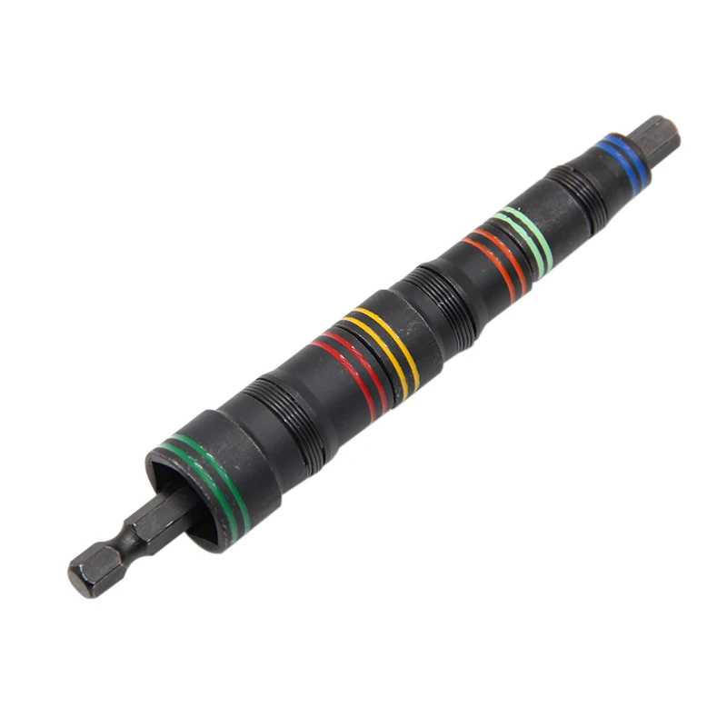 7-in-1 Hochdrehmoment-Magnet-Schlagschraubendreher-Set mit doppelseitigen konkaven Sechskant-Werkzeugen für Wartung und Reparatur – Detail 2