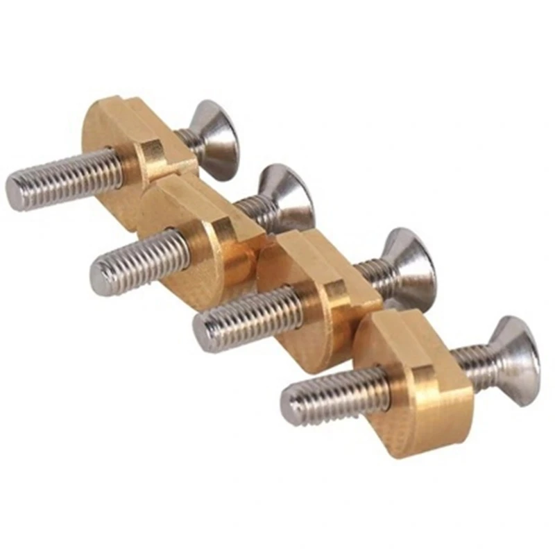 4Pcs 6mm Hydrofoil Screw with Machine Rice Screw Hydrofoil Screw Mounting T-Nut Windsurfing Surfing Accessories