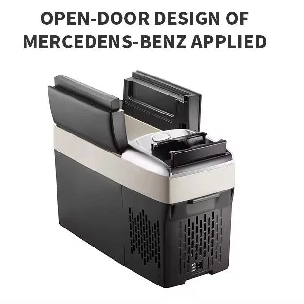 Neues Design 11L Vintage Kühlschrank R134A Kältemittelkühlschrank Tragbarer Gefrierschrank mit LED-Anzeige