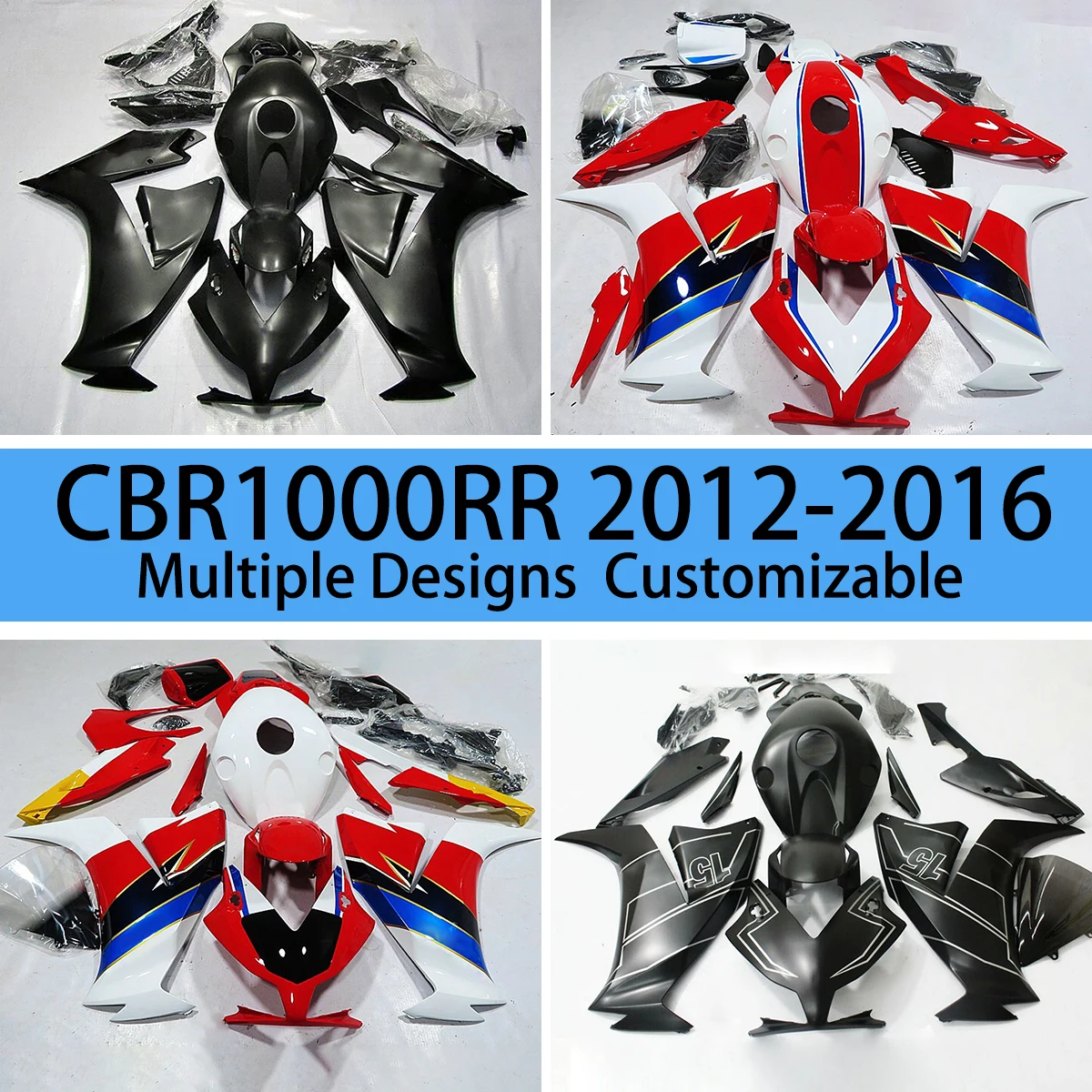 For HONDA CBR 1000RR 2012 2013 2014 2015 2016 Fairing Body Plastic Cover Kit CBR1000RR 12 13 14 15 16 Motourcycle Fairings