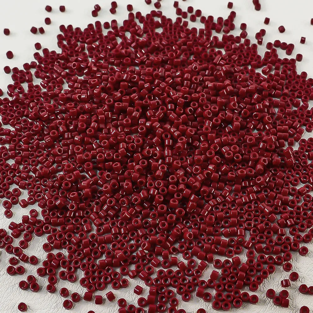 Japanische importierte einfarbige Miyuki Delica Rocailles-Schmuckperlen, geeignet für alle Arten von DIY-Handarbeiten, 10g – Detail 17