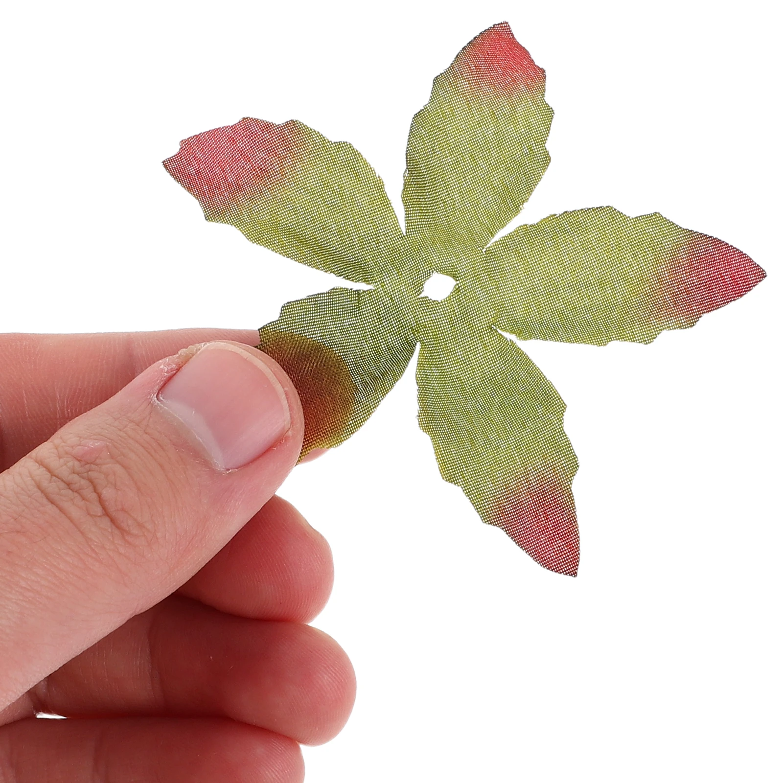 Sepali in tessuto floreale da 100 pezzi Sepali fai da te realistici leggeri per composizioni floreali artificiali Bouquet artigianale di fornitura floreale