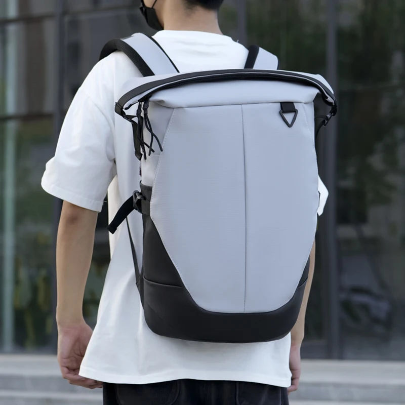 Casual herenrugzak Grote capaciteit woon-werkverkeer Werkrugzakken Mode Eenvoudige studenten Schooltas Unisex College Laptoprugzak