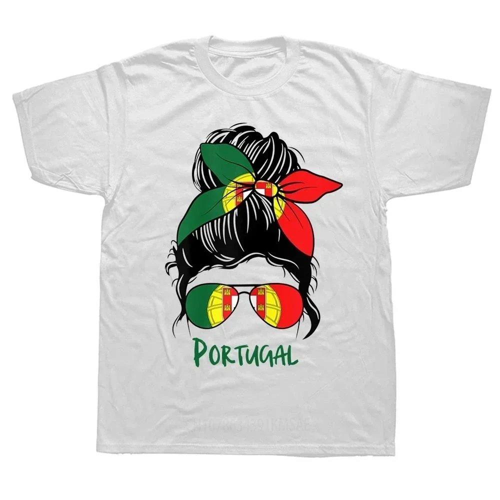 Summer Style Graphic Cotton Streetwear Short Sleeve Birthday Gifts T-shirt Funny Vintage Portugal Portuguese Flag Pride  Shirts