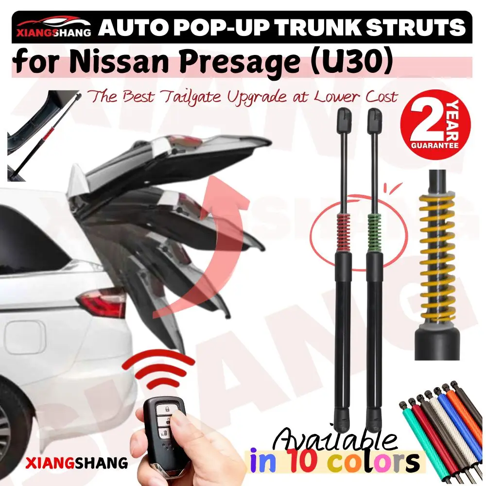 

Auto Pop-Up Trunk Struts for Nissan Presage (U30) 1998-2003 Wagon Automatic Opening Gas Lift Supports with Spring