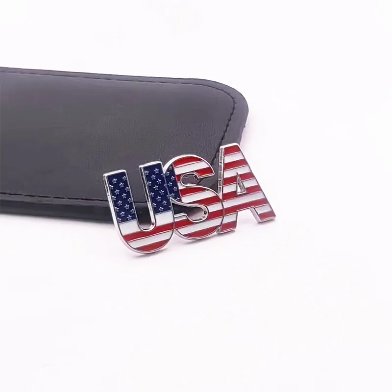 USA National Flag Symbol Enamel Brooch America Independence Day Souvenir Gift Alloy Badge Bag Backpack Suit Coat Lapel Pins