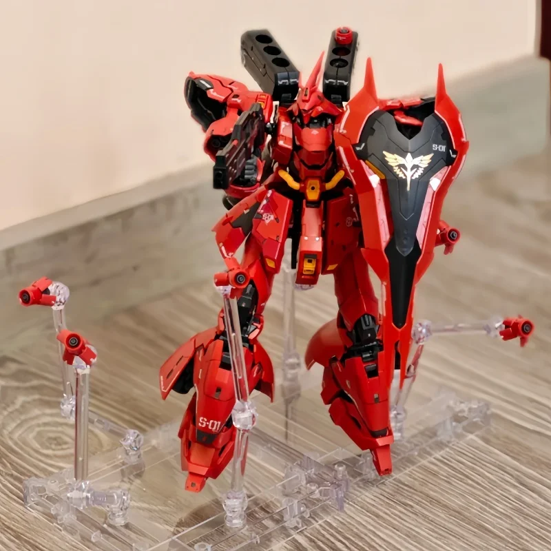 

Новая модель звезды Rg 1/144 Msn-04 Sazabi, сборная модель, наборы фигурок, пластиковый скелет, модель робота, коллекция, подарочная игрушка