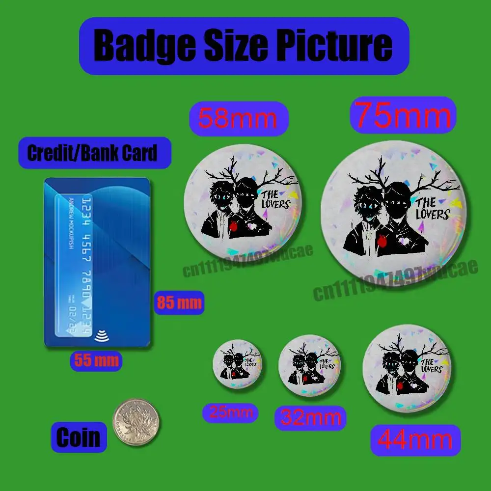 For Will Graham Badge Cover Custom Pin Insignia Emblem Round 32mm 58mm Hats Laser Film