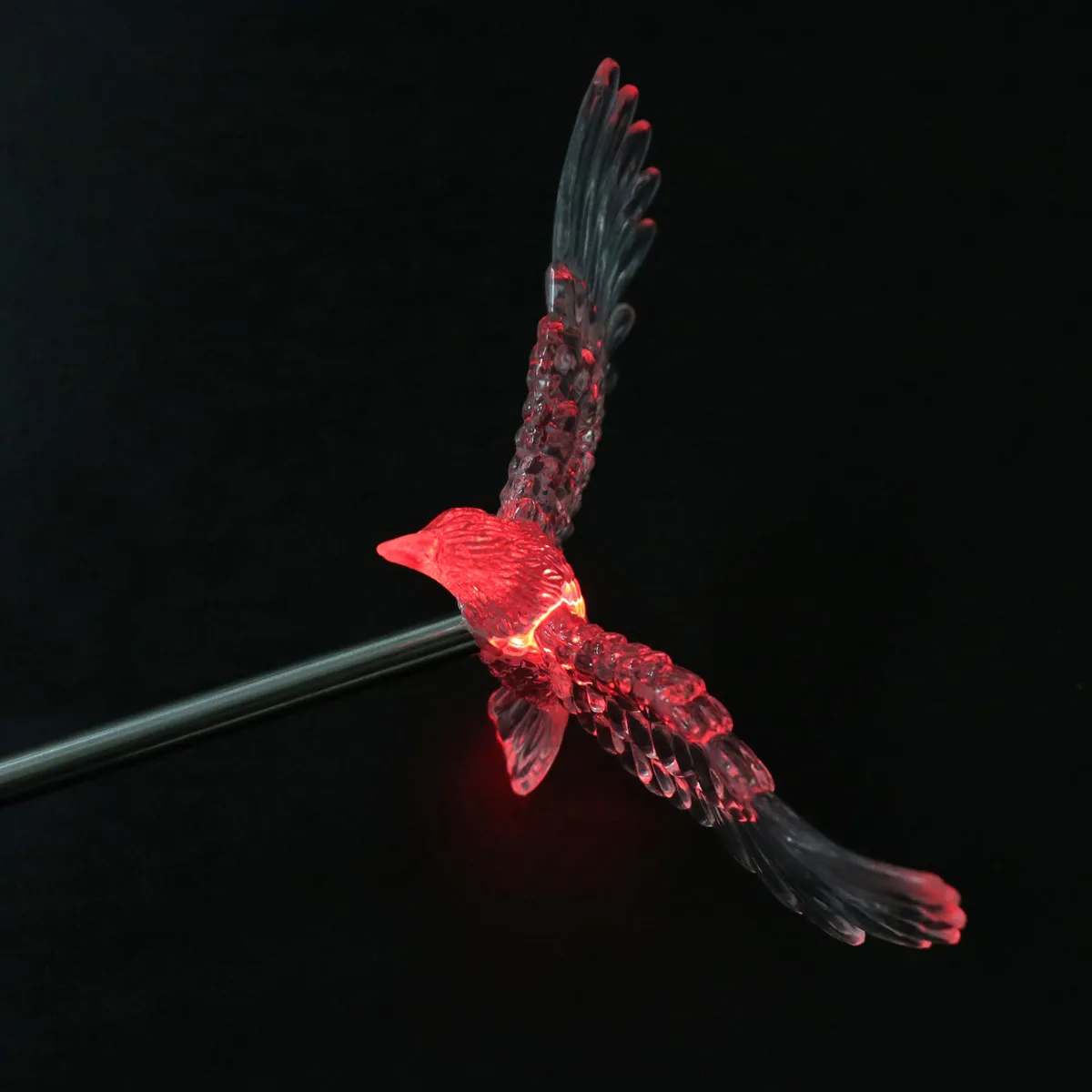 Waterproof Solar Lawn Lamp Bird Shape Ground Plug LED Garden Light IP65 for Outdoor Patio Yard Pathway Deck Pool Party Wedding