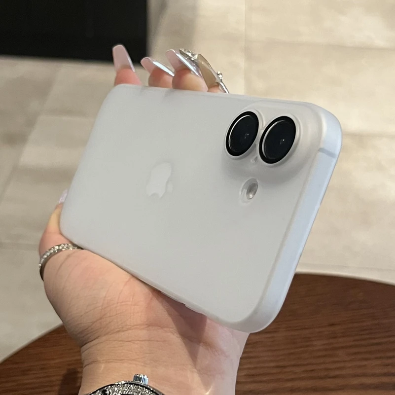 

Pop For IPhone 17 16 15 14 11 12 13 Pro Max Ultra Thin Case Slim Matte Frosted Cover For IPhone 16 Plus Camera Protector Phone C