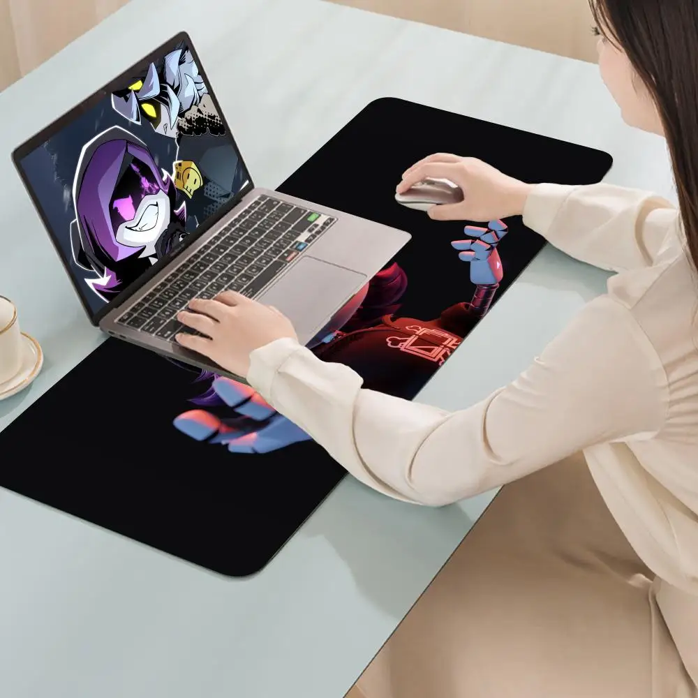 Murder Drones Luxury Aesthetic Mouse Pad Large Anime Desk  Luxury Desktop Cartoon Gaming Gamer Keyboard Office Computer Cushion