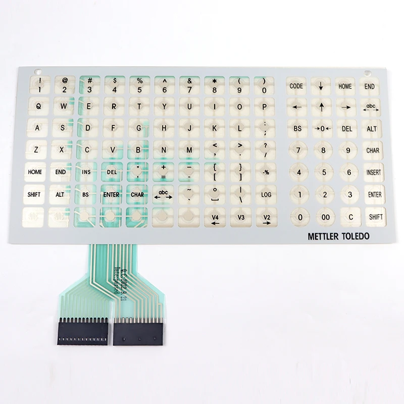 bpro Keyboard Overlay for Mettler Toledo bpro Label Balance English Version Key Sheet and Internal Circuitry