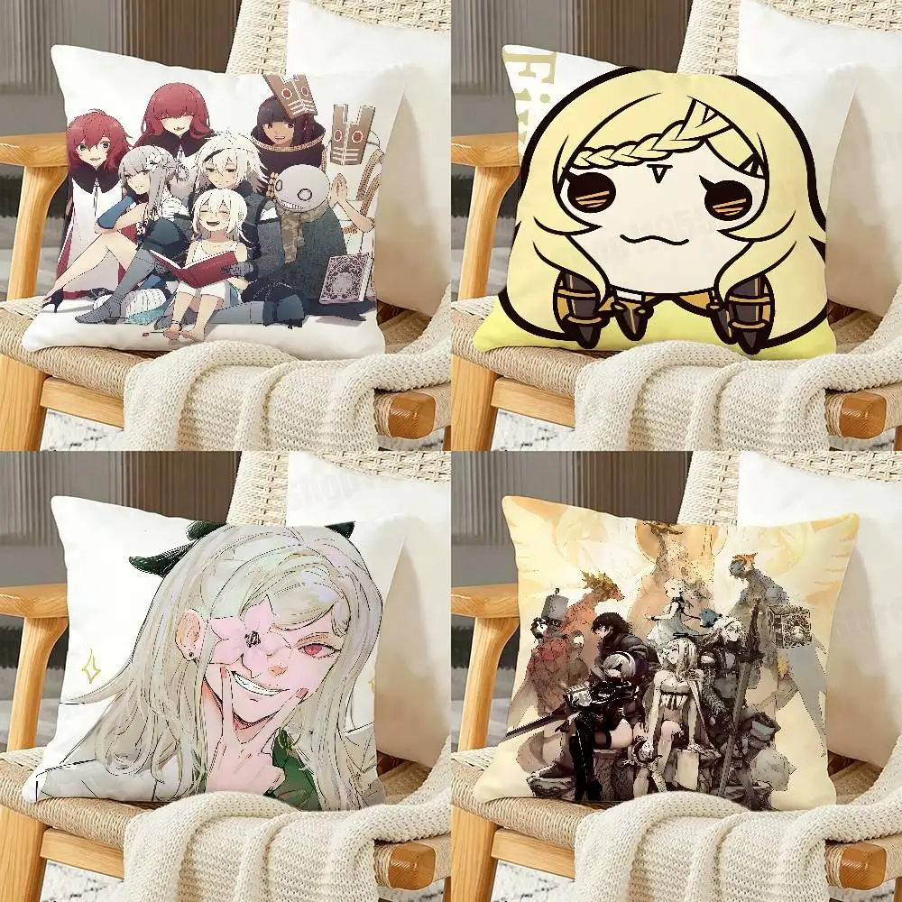 Zero Mikhail Accord D-Drakengard 3 Print Throw Pillow Cover Square Cushion Case for Living Room Bedroom Decor