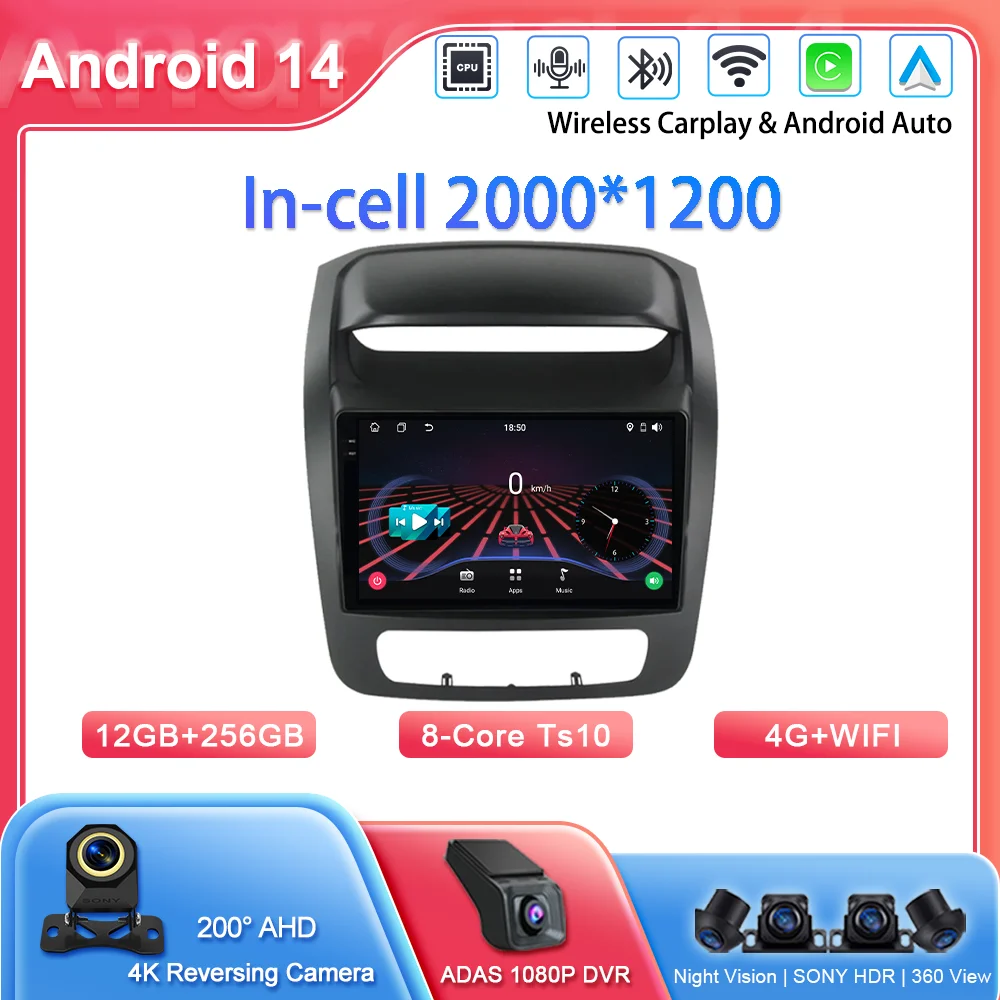 

Android For Kia Sorento 2 II XM 2012 - 2021 Car Radio Multimidia Player GPS Navigation 4G Carplay Car Intelligent Systems WIFI