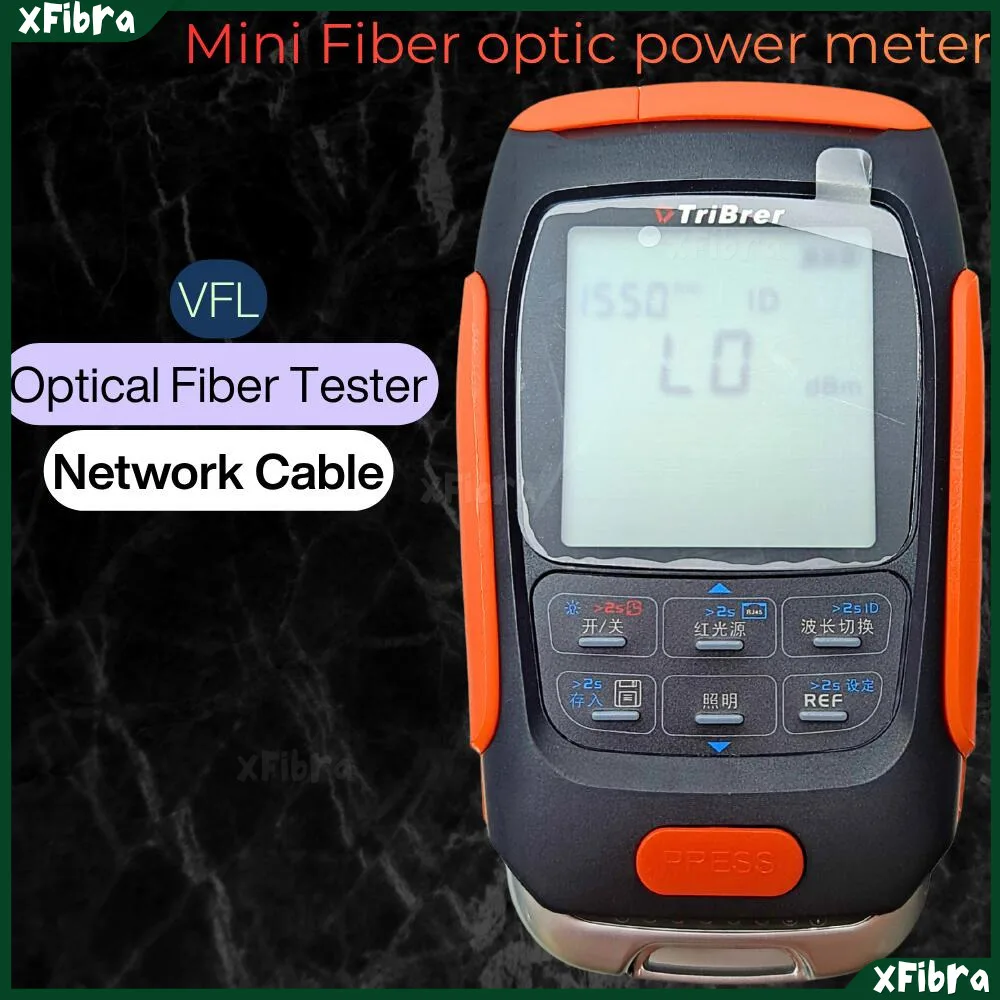 

Mini Optic Power Meter Visual Fault Locator Fiber Tester Network Cable Test 5km/15km/30km VFL