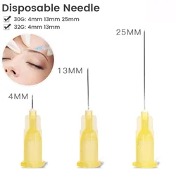 Micro plastica monouso di qualità Medica18G,30G,25G,27G,31G,32G,34G iniettore Sterile indolore con ago piccolo Micro ipodermico