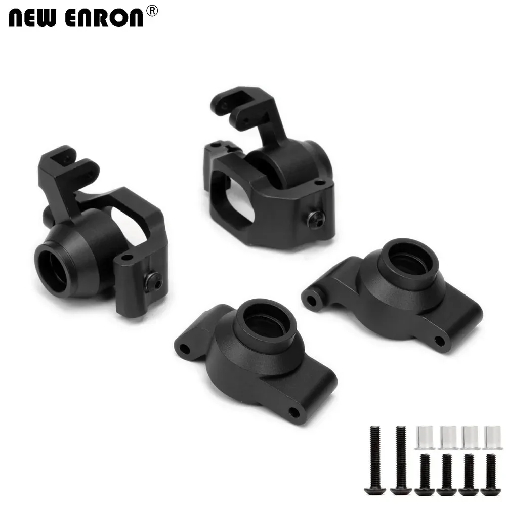 NEW ENRON Aluminum Front Rear Knuckle Arm Hub Carrier 8932 8937 8952 Set for RC Crawler Car 1/10 Traxxas Maxx 4S 89076-4 89086-4